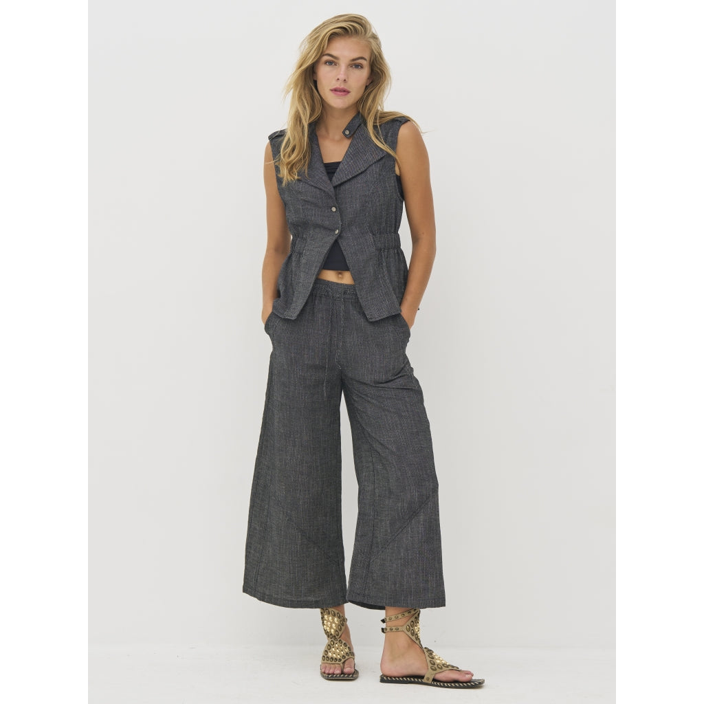 Nü Denmark Davia Culotte Bukser Sort Mix