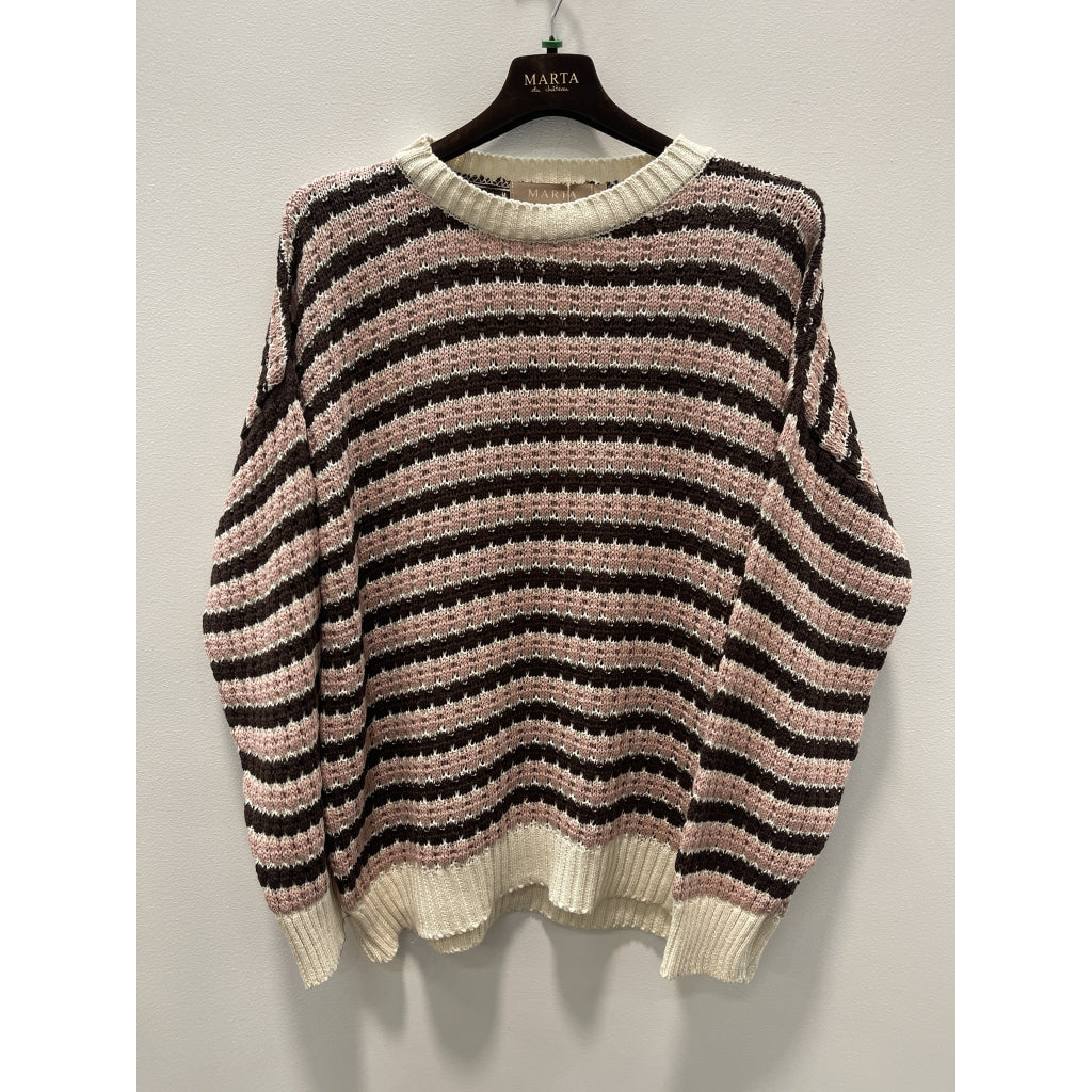 Marta Du Chateau Nivelle Strik Brun Antigue Rosa