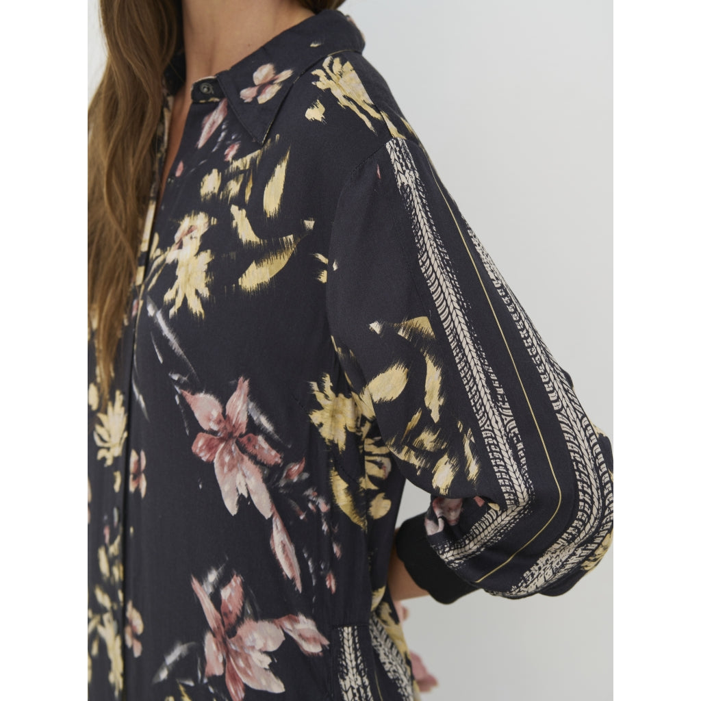 Nü Denmark Cara Kjole Blomster Sort