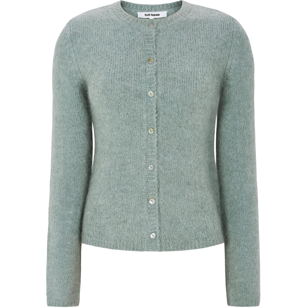 Soft Rebels Camilla Strik Cardigan Puritan