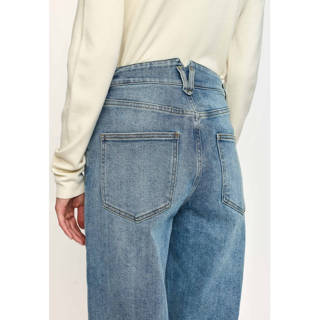 Soft Rebels Caja Jeans Light Denim Blå