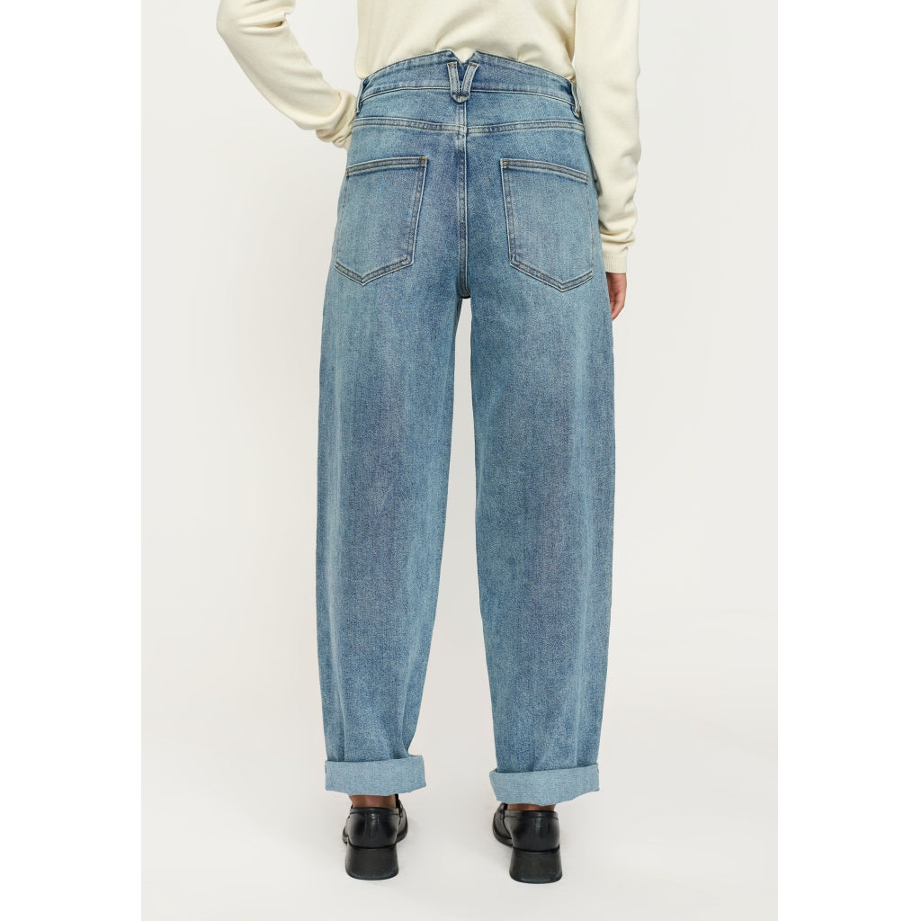 Soft Rebels Caja Jeans Light Denim Blå