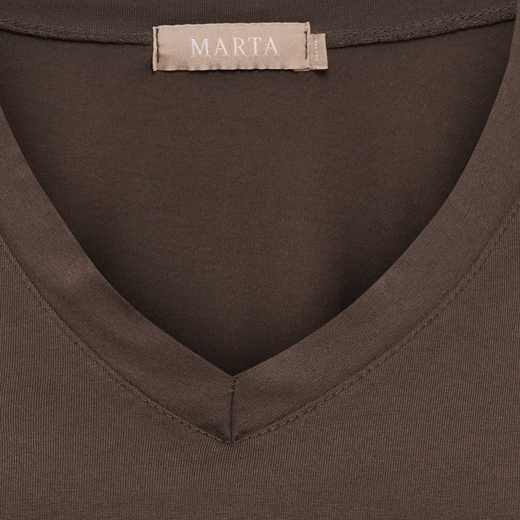 Marta Du Chateau Sabela T-shirt Moro Brun