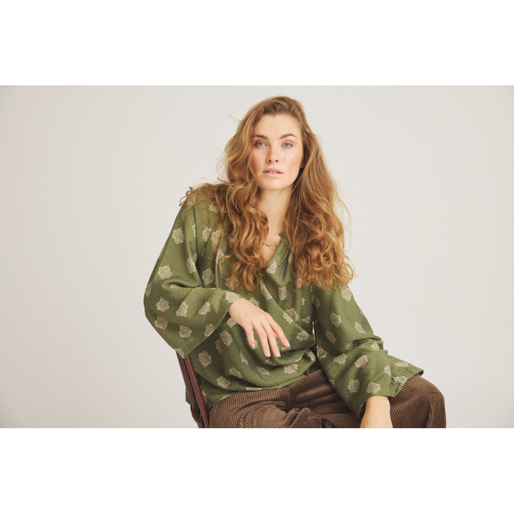 One Two Salinas Bluse Loden Grøn
