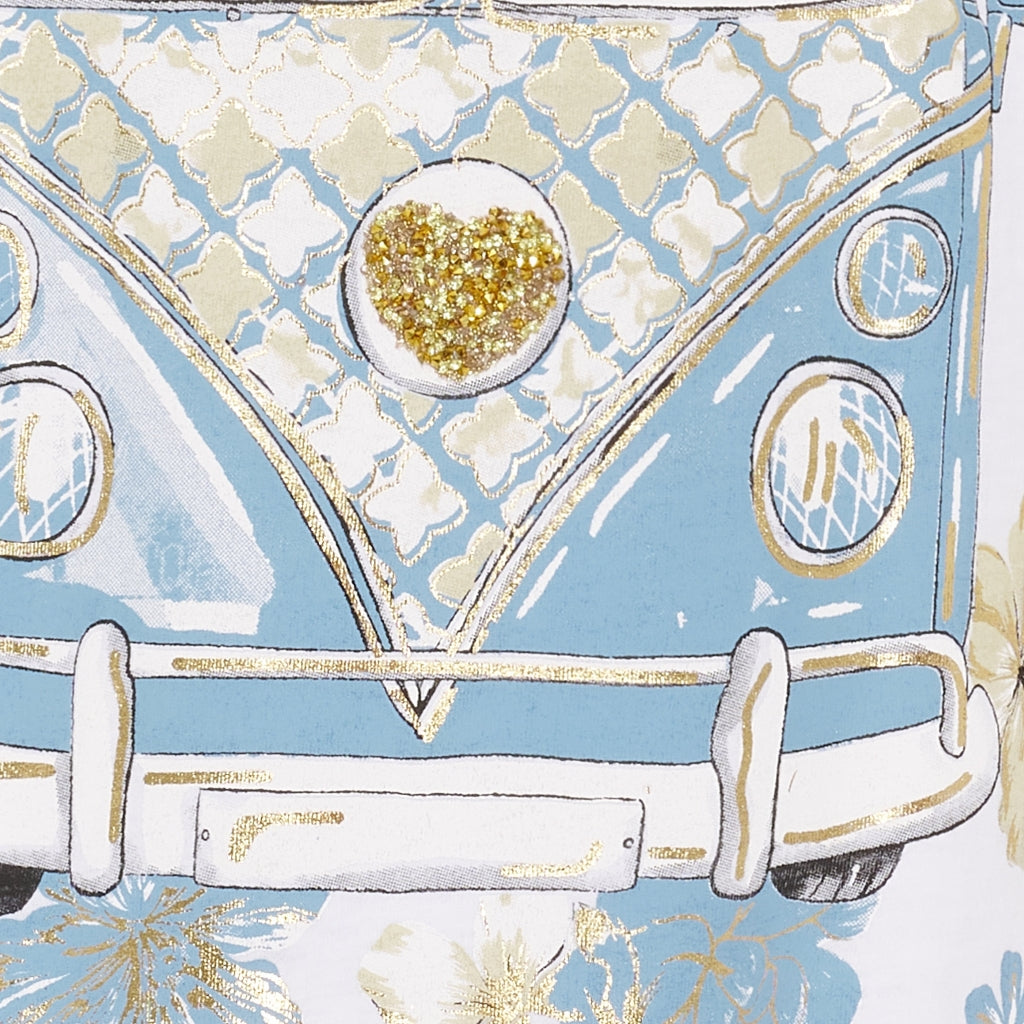 Marta Du Chateau Marie T-Shirt VW Celeste Hvid
