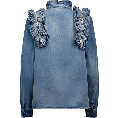 Nü Denmark Evren Skjorte Denim Blå