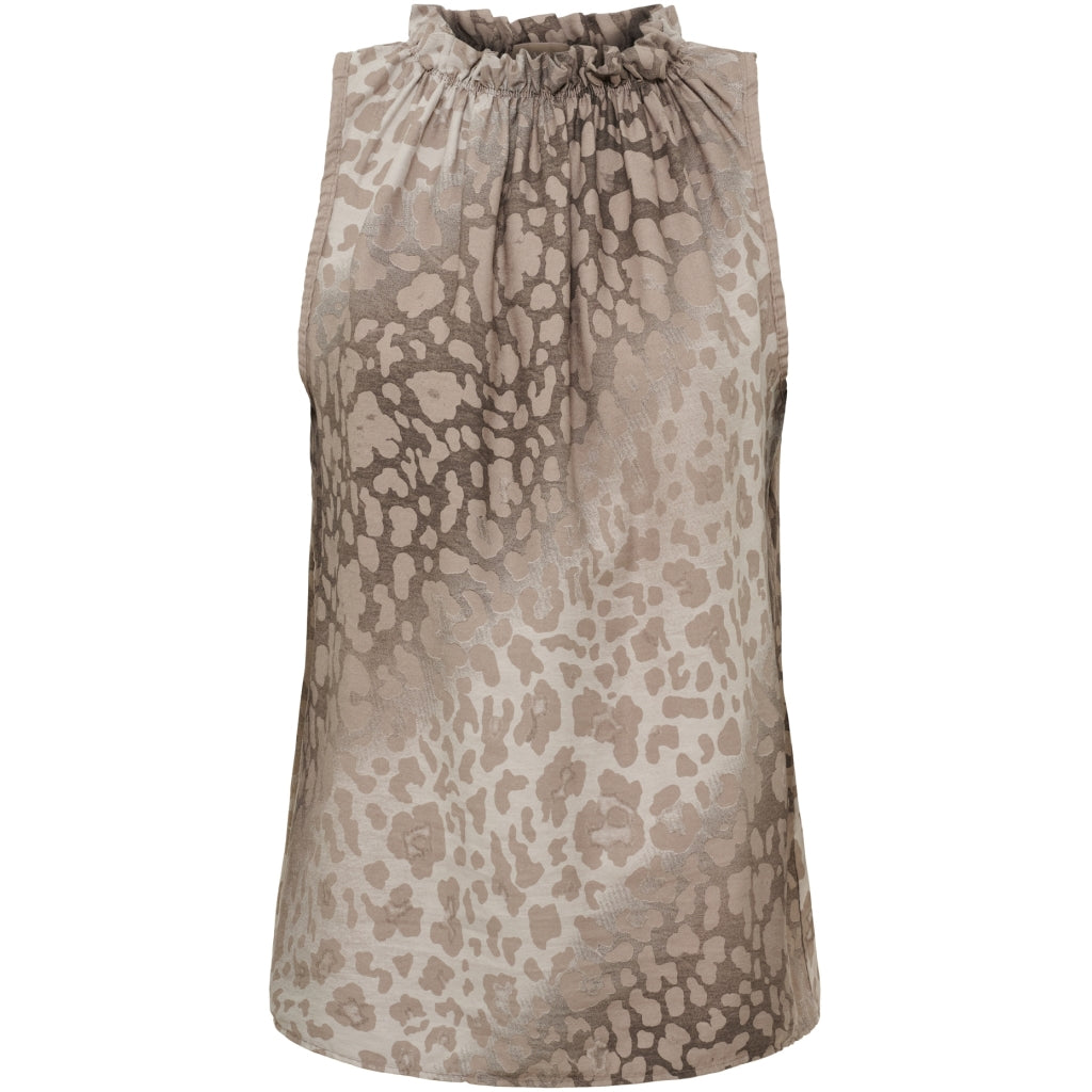 Marta Du Chateau Lucina Top Leo Fango Beige