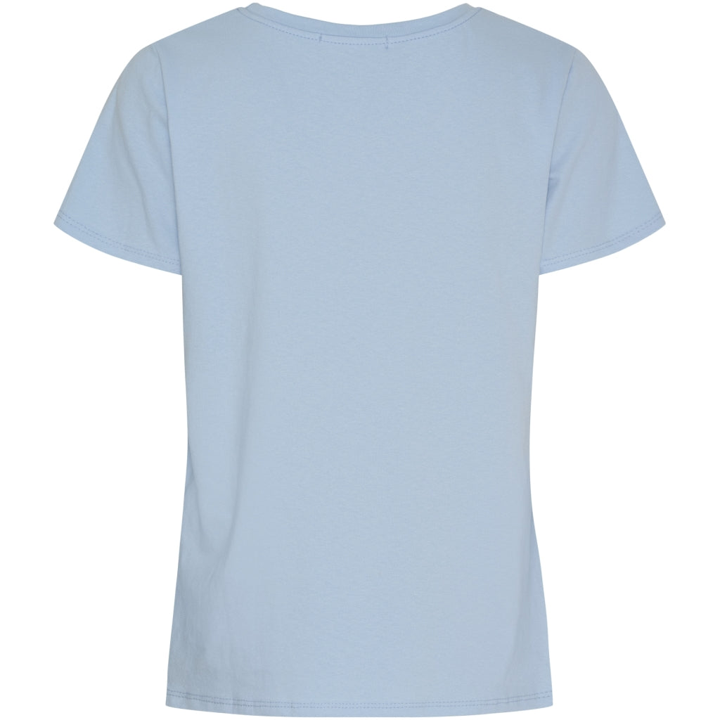 Marta Du Chateau Herdis T-shirt Celeste Light Blå Beige