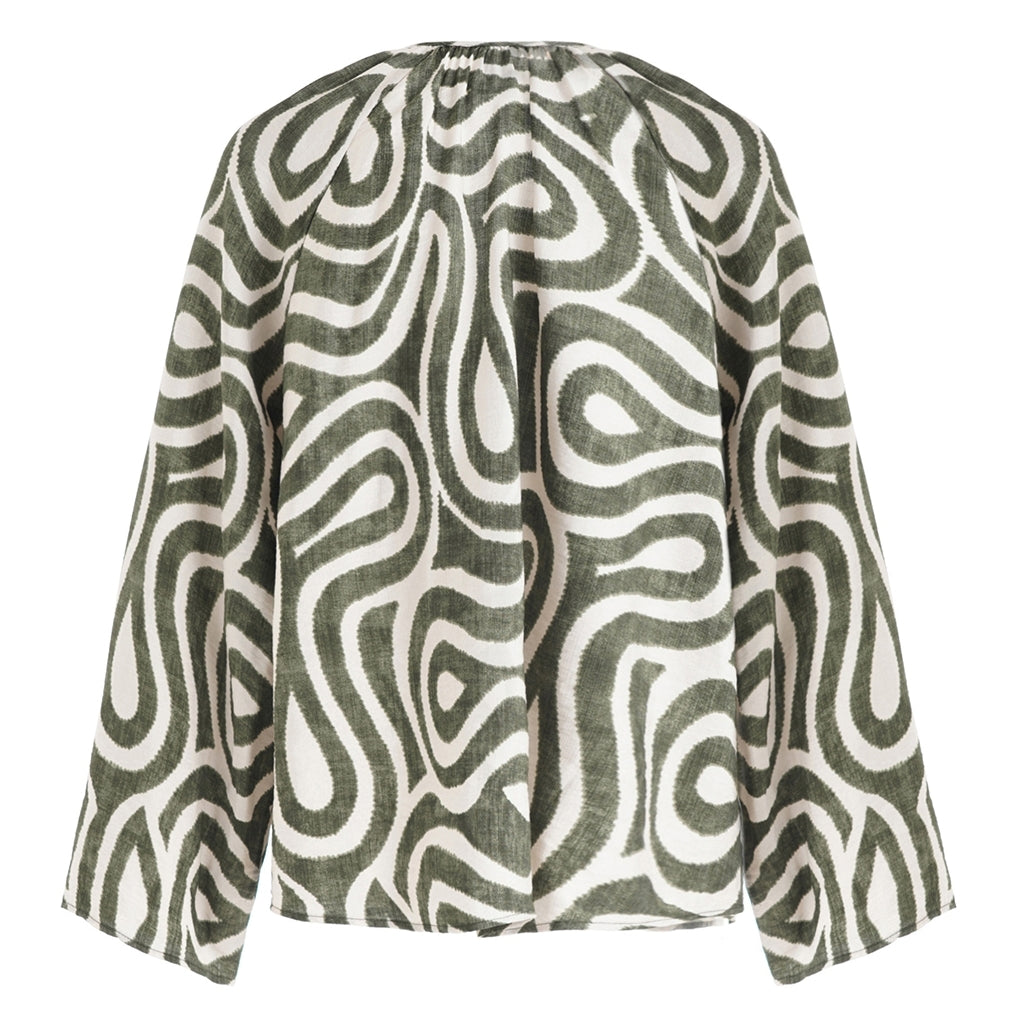 One Two Eivoa Bluse Bronze Grøn