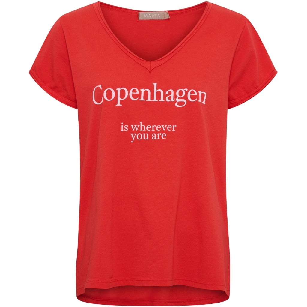Marta Du Chateau Norina T-shirt Rød