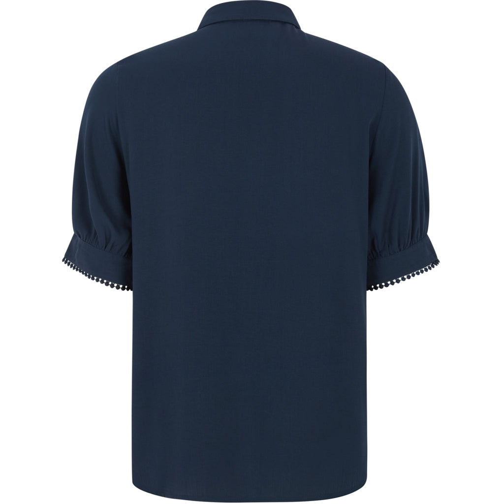 Soft Rebels Ebba Mayson Bluse Total Eclipse Blå