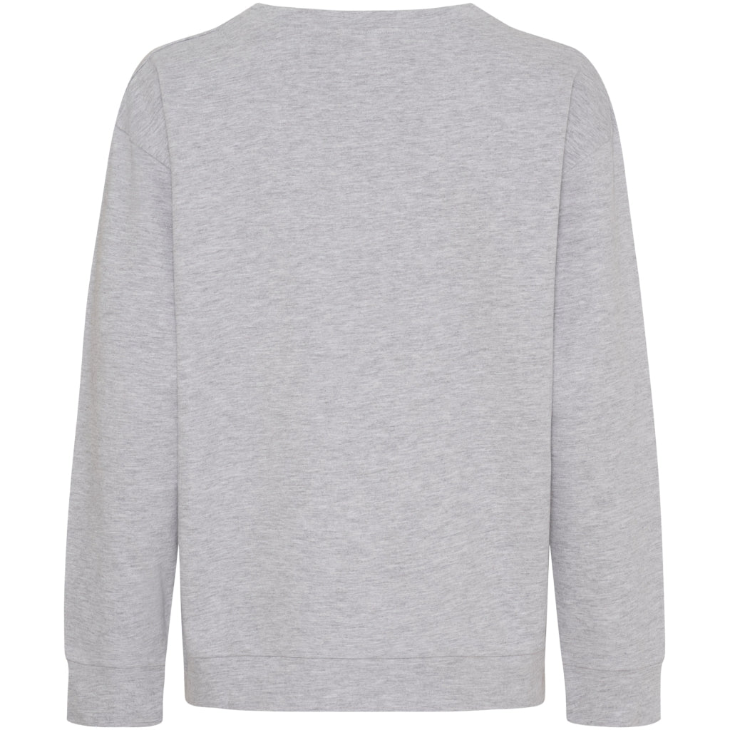 Marta Du Chateau Annemette Sweatshirt Grå Melange