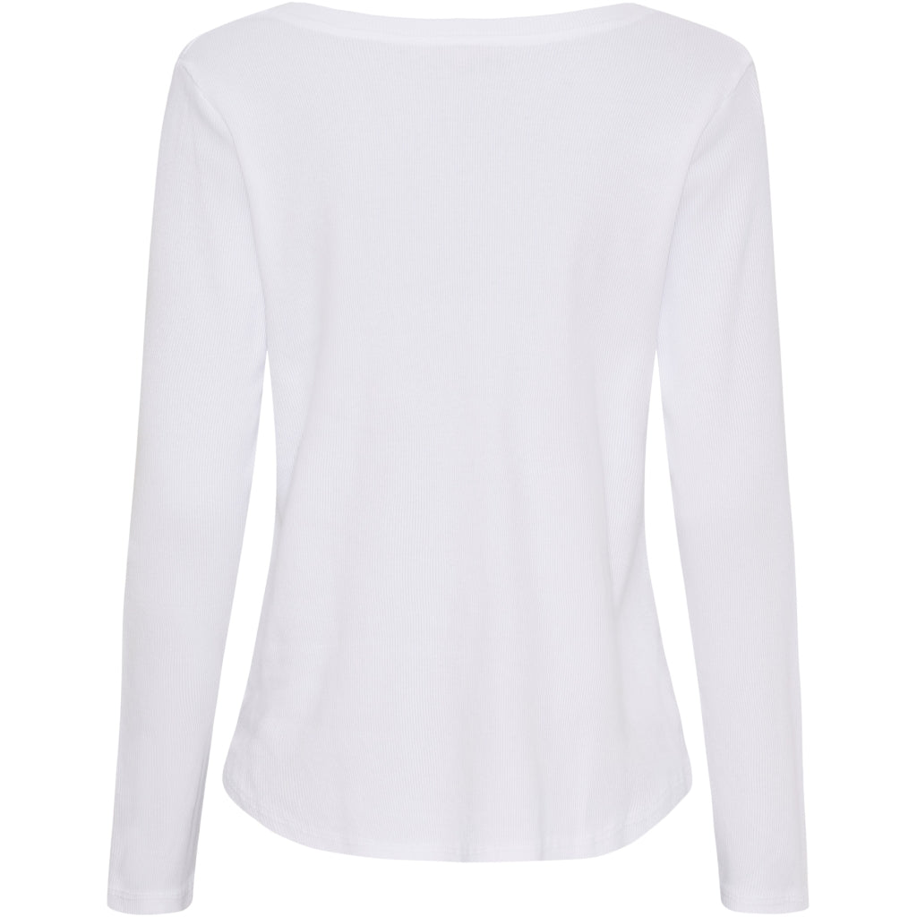 Marta Du Chateau Magali T-shirt Langærmet Hvid