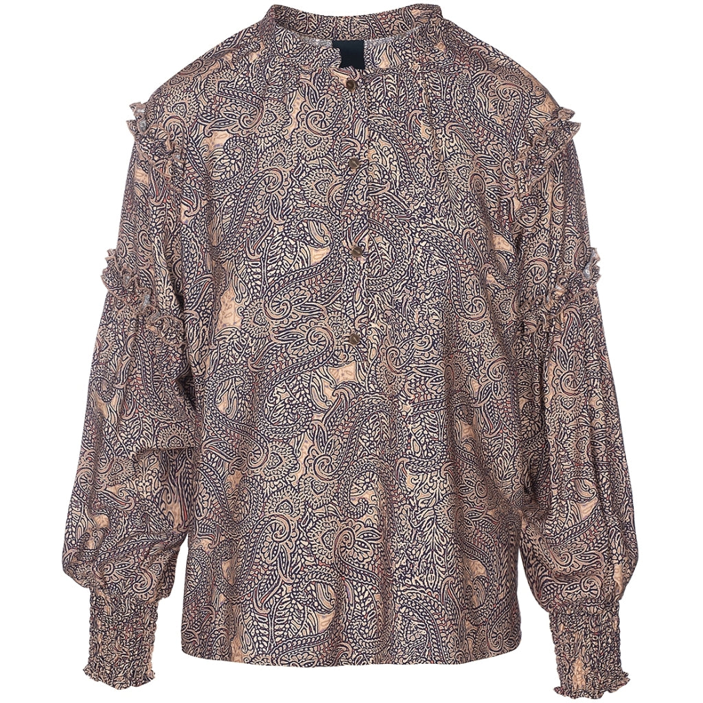 One Two Margot Bluse Golden Sand
