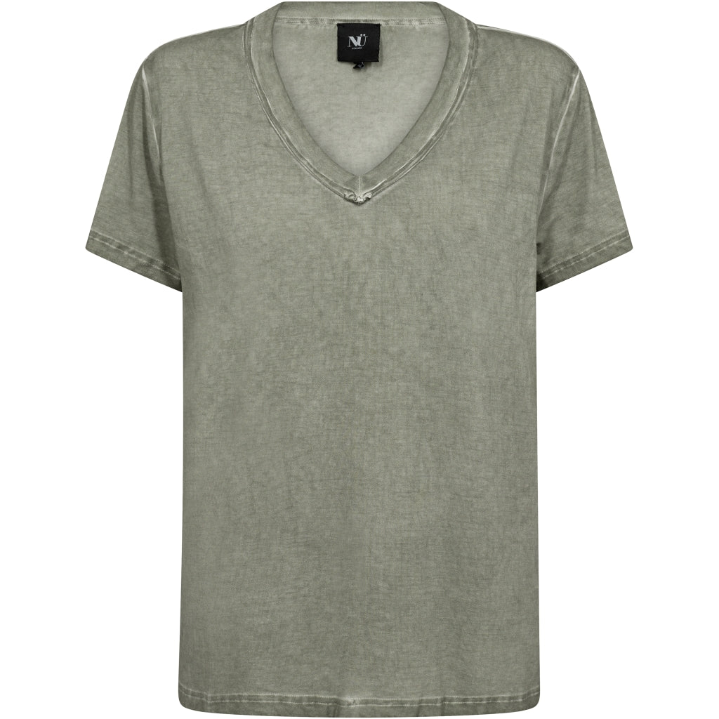Nü Denmark Cayla Ruth T Shirt Army Grøn