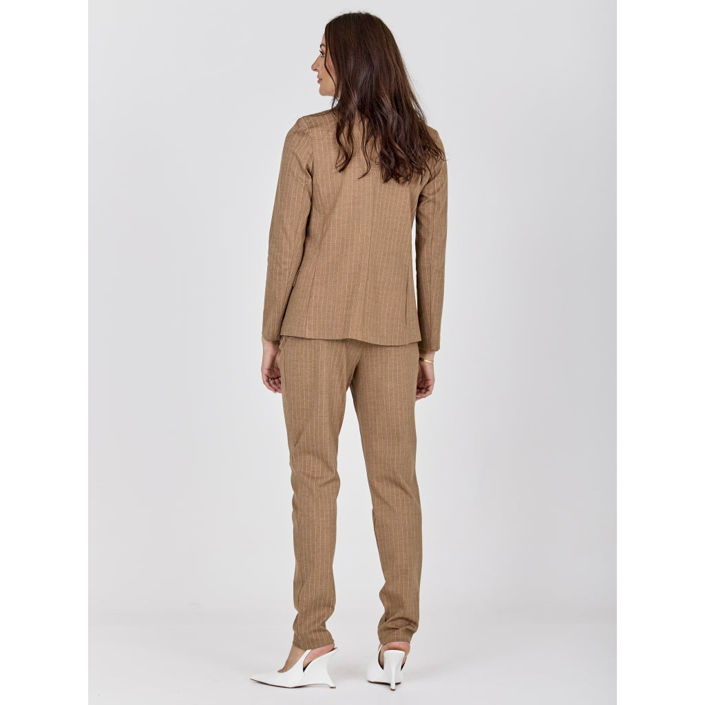 Nü Denmark Commy Blazer Dark Earth Mix Brun