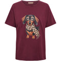 Marta Du Chateau Inge T-Shirt Gravhund Bordeaux