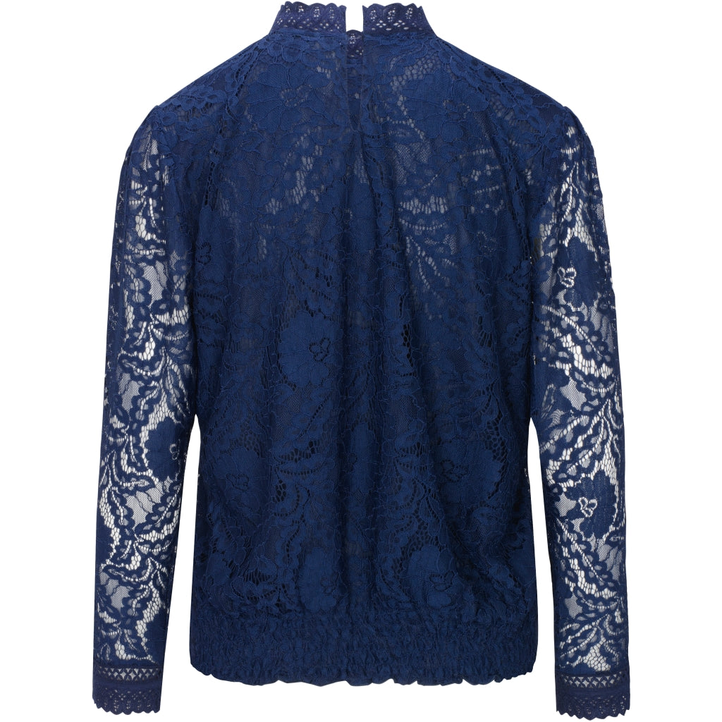 One Two Laizy Bluse Mørk Blå