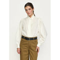 Soft Rebels Sunny Skjorte Arctic Wolf Hvid