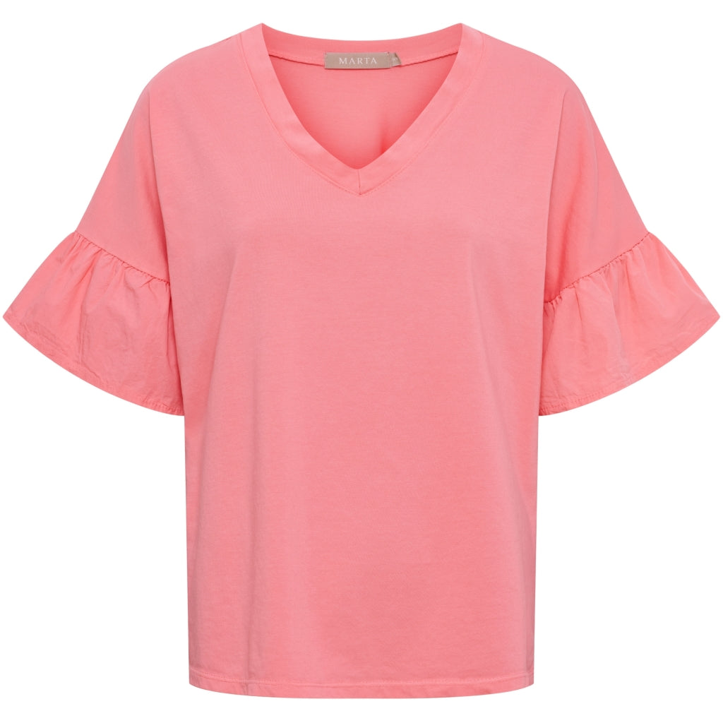 Marta Du Chateau Sabela T-shirt Corallo Rød
