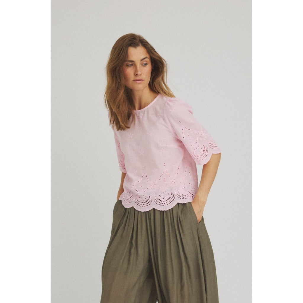 One Two Virginia Bluse Lys Pink