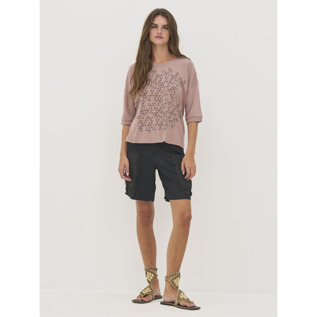 Nü Denmark Delin T-shirt Rosa