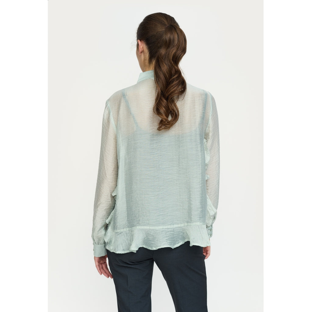 Soft Rebels Rachel Frill Skjorte Puritan Grøn