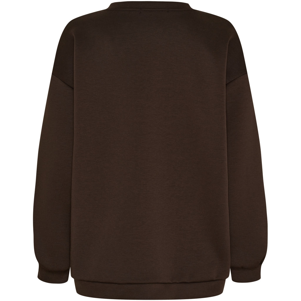 Marta Du Chateau Hibiscus Sweatshirt Brun Gul