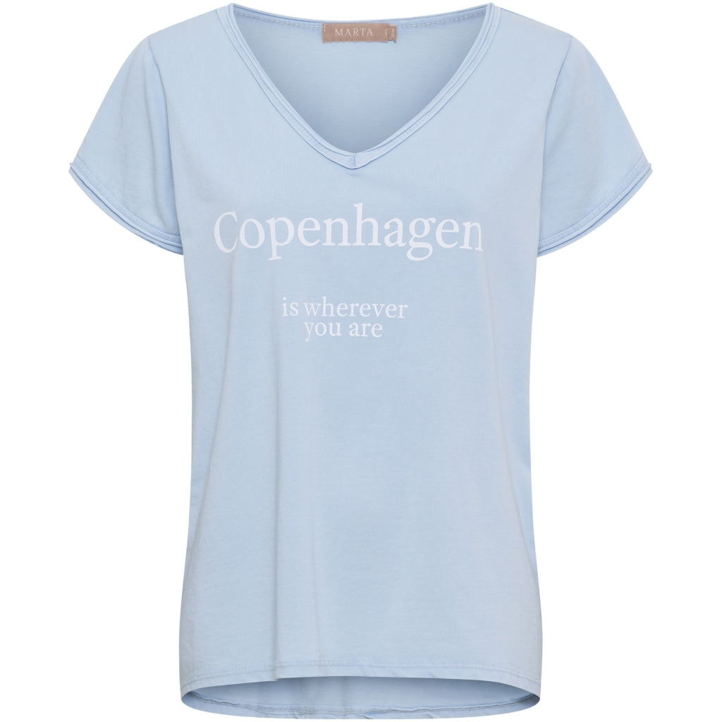 Marta Du Chateau Norina T-shirt Celeste Blå