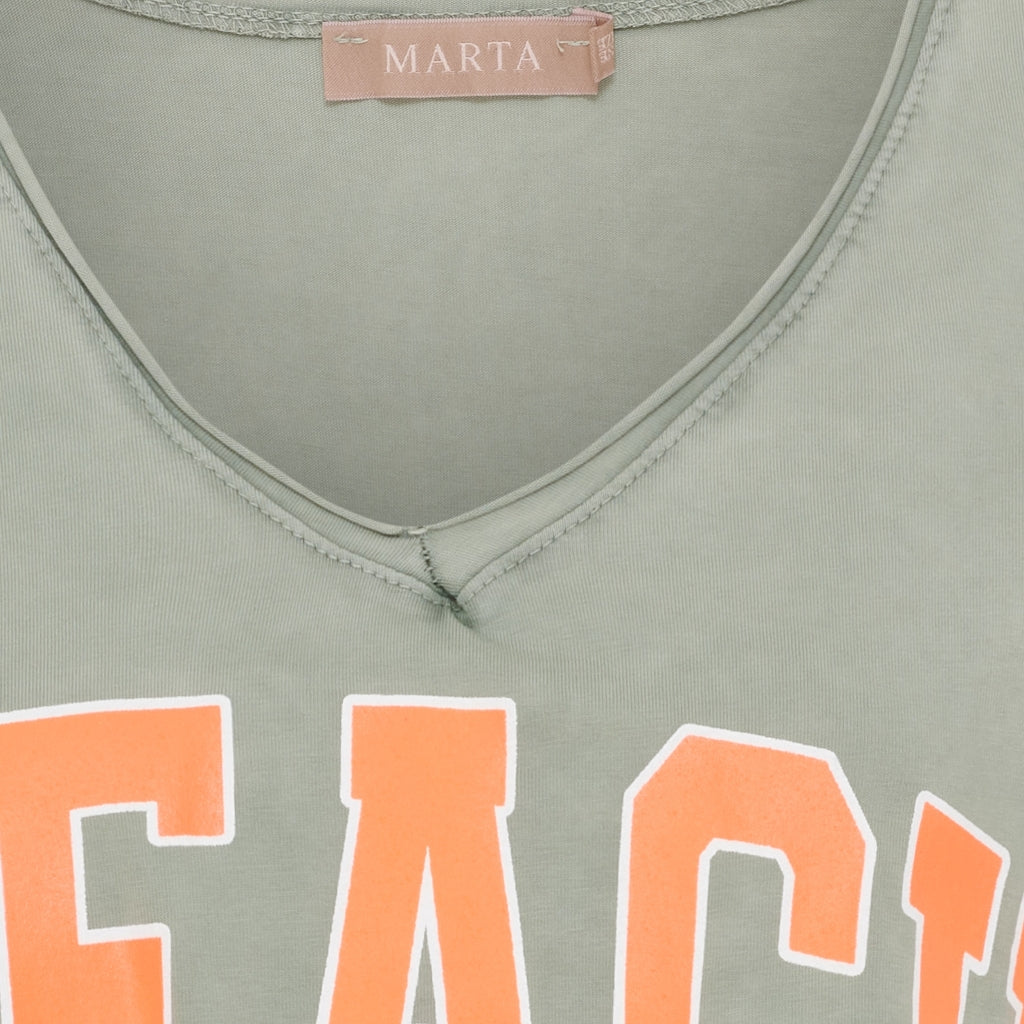 Marta Du Chateau Nella T-shirt Mili Grøn Orange