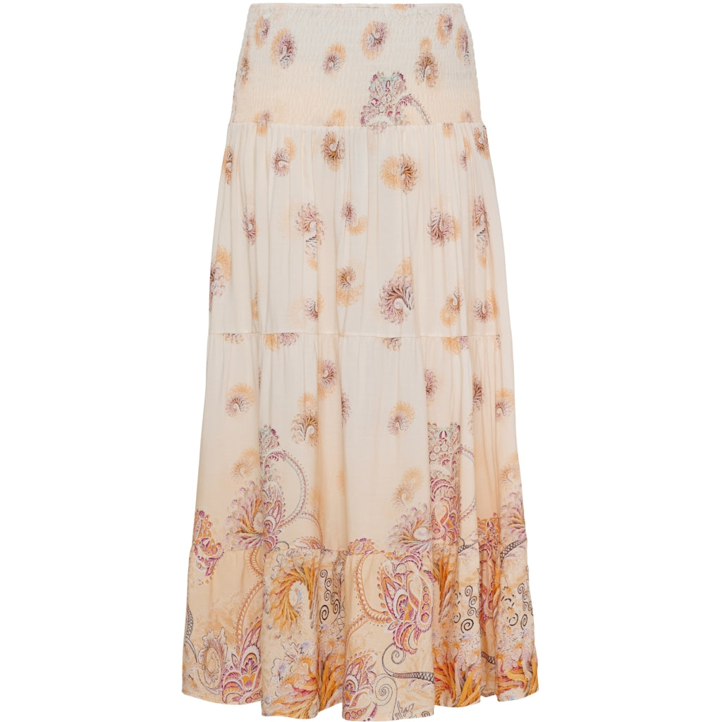 Marta Du Chateau Josefina Nederdel Print Blomster Beige