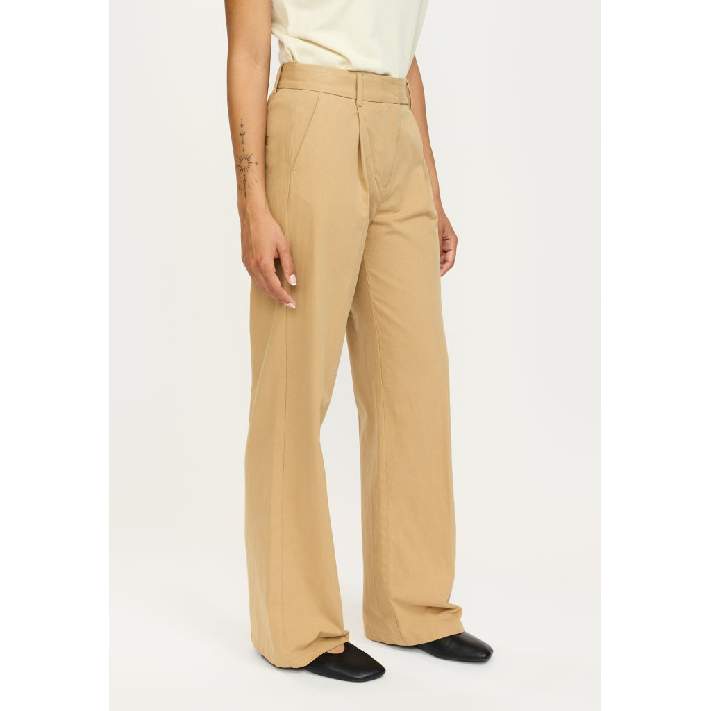 Soft Rebels Tabita Vilja Buks Midwaist Loose Cartouche Brun