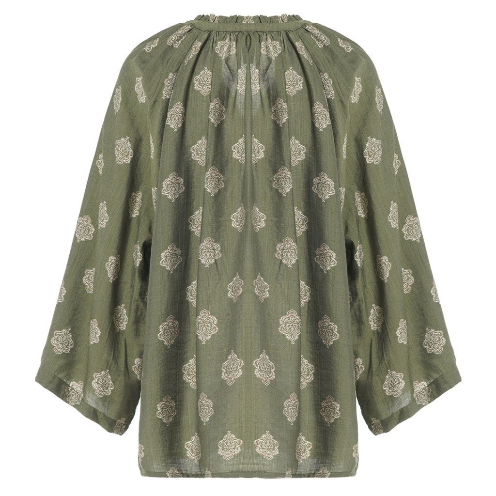 One Two Salinas Bluse Loden Grøn