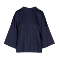 One Two Julie Sweatshirt Navy Blå