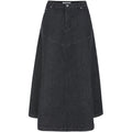 Soft Rebels Jennie Midi Nederdel Denim Sort