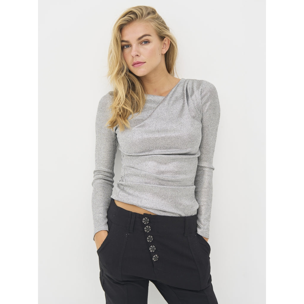 Nü Denmark Birke Bluse Iron Grå