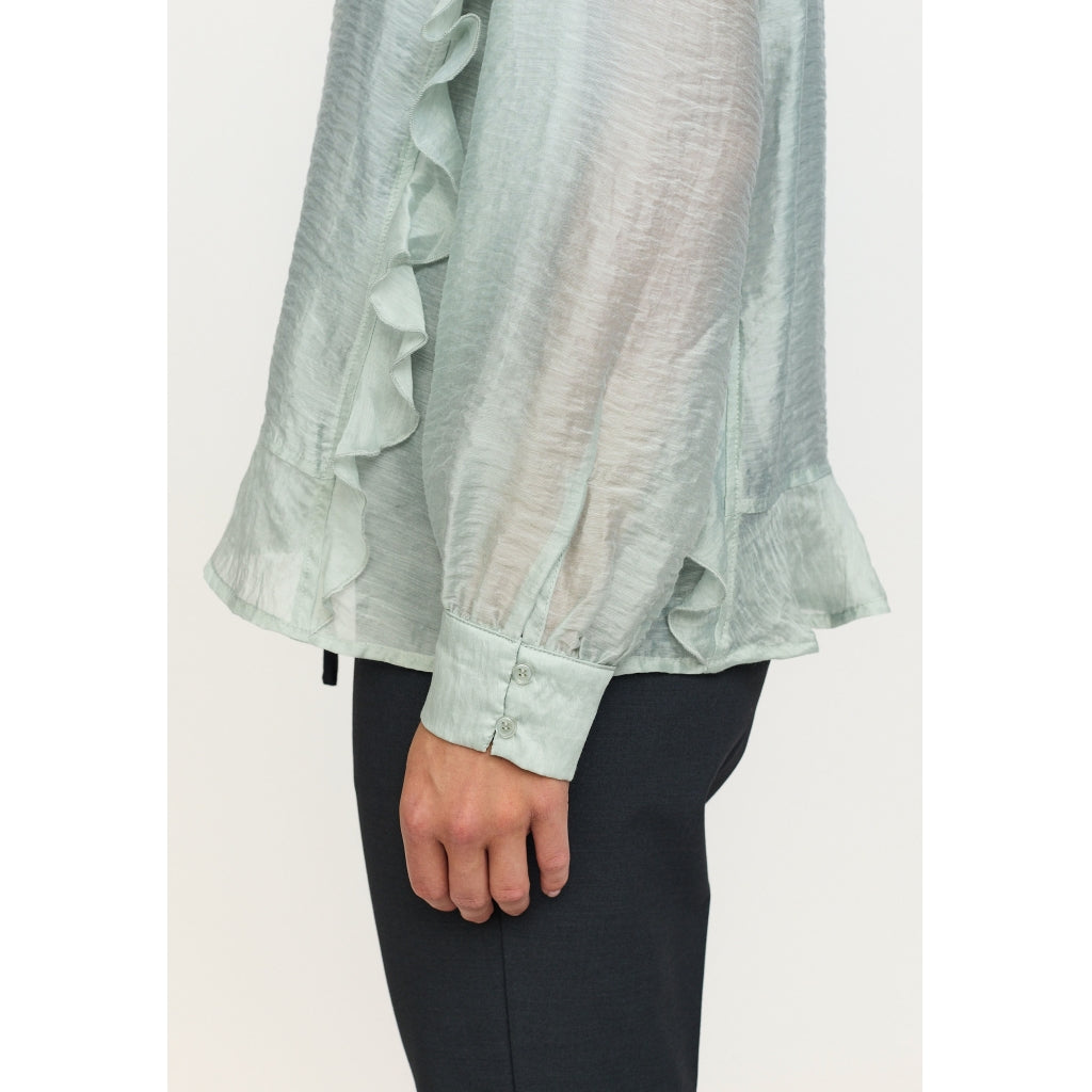 Soft Rebels Rachel Frill Skjorte Puritan Grøn