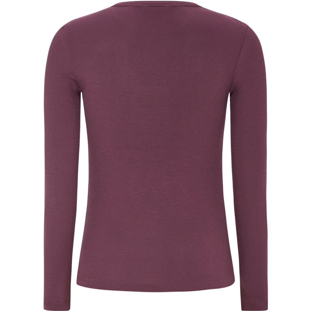Soft Rebels Fenja Top O-Neck Vinyard Wine