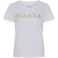 Marta Du Chateau Jeanette T Shirt Logo Hvid