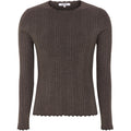 Soft Rebels Marla Strik Lace Edge Coffee Quartz Brun
