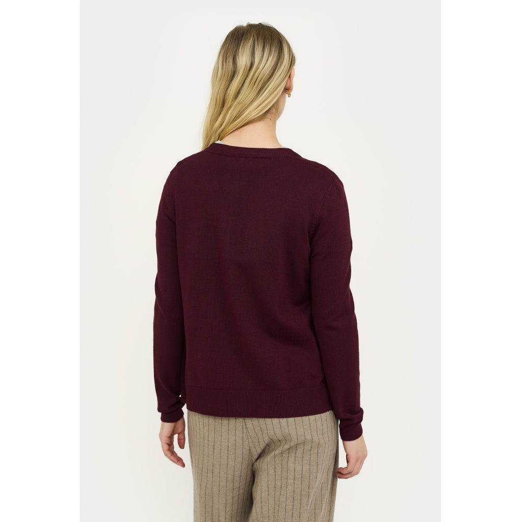 Soft Rebels Marla Strik Cardigan Vinyard Wine Rød