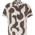 Soft Rebels Fiona Freedom SS Skjorte Earthy Artscape