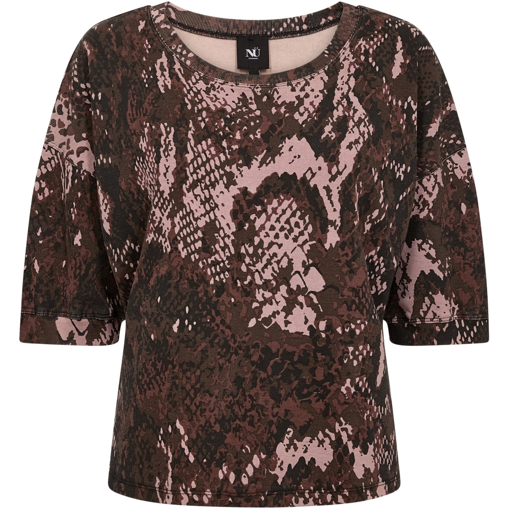 Nü Denmark Enola T-shirt Rosa Snake