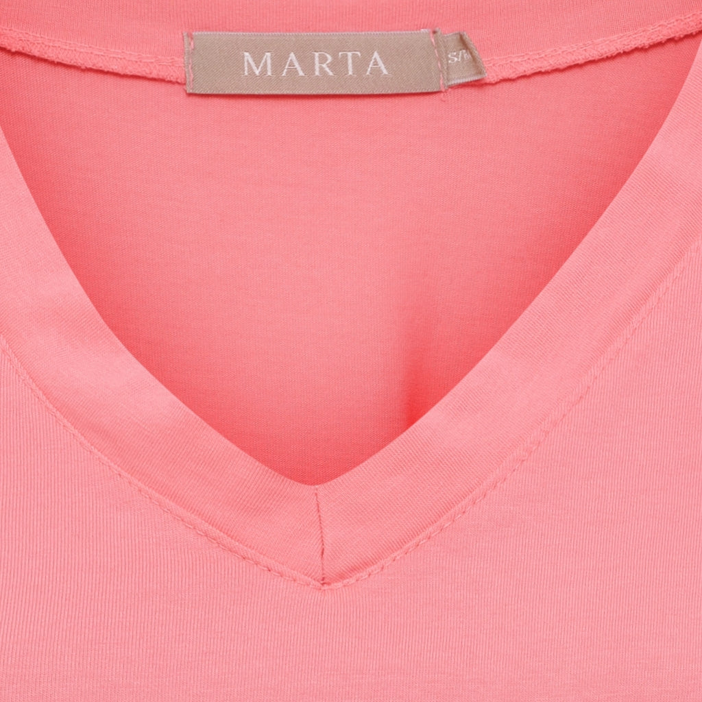 Marta Du Chateau Sabela T-shirt Corallo Rød