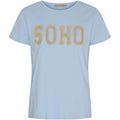Marta Du Chateau Herdis T-shirt Celeste Light Blå Beige