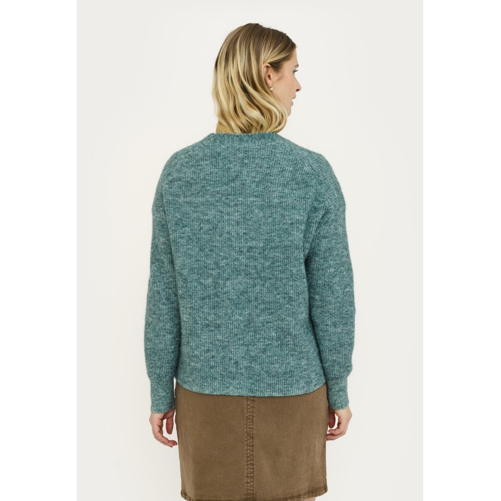 Soft Rebels Alliy Strik Cardigan Abyss Grøn