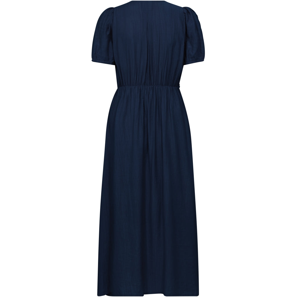 Nü Denmark Dalia Kjole Kortærmet Navy Blå