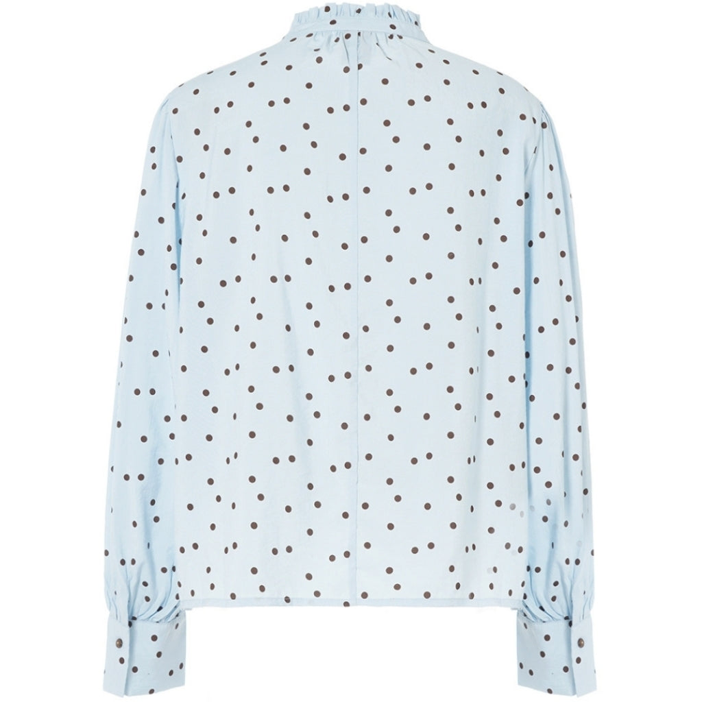 One Two Flow Bluse Fog Blå