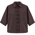 One Two Zia Skjorte Chocolate Plum Brun