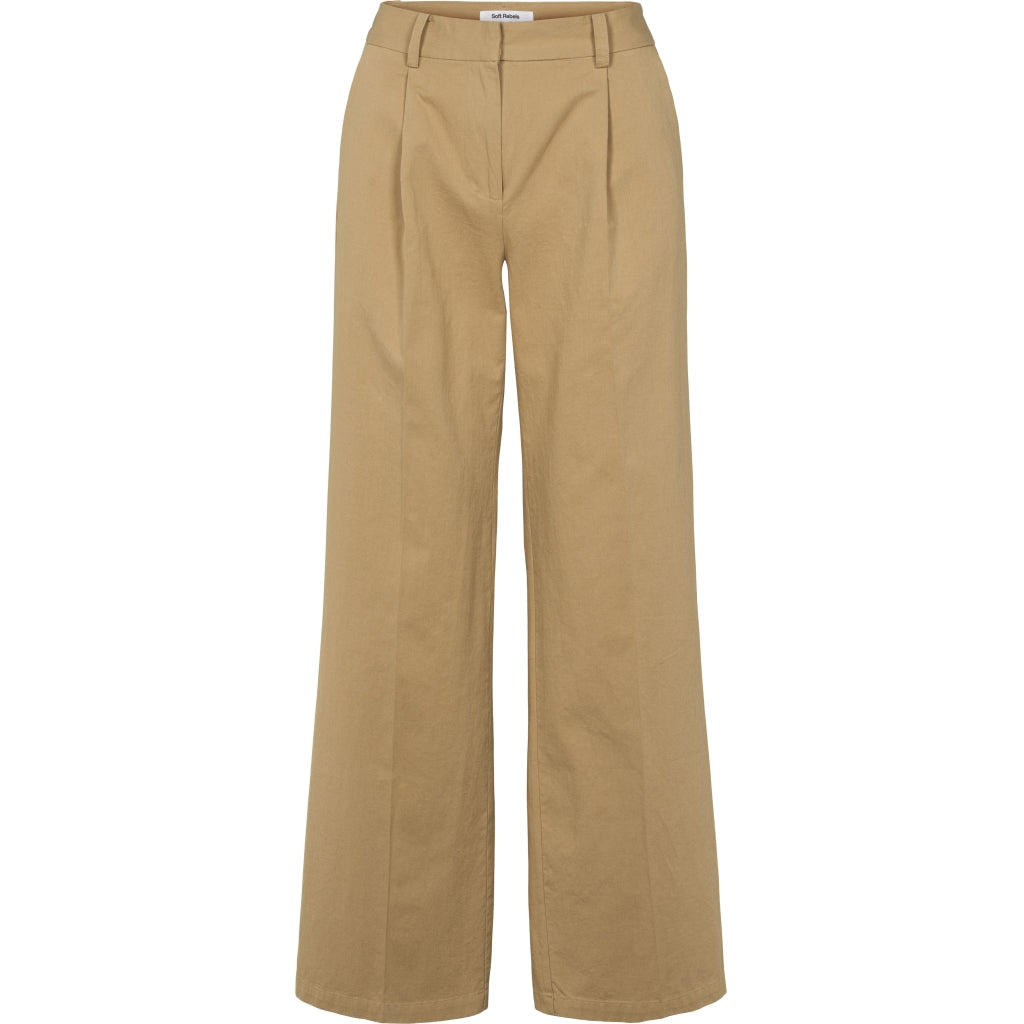 Soft Rebels Tabita Vilja Buks Midwaist Loose Cartouche Brun